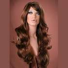 Pruik lang krullend haar model Broadway kleur H27/4/30