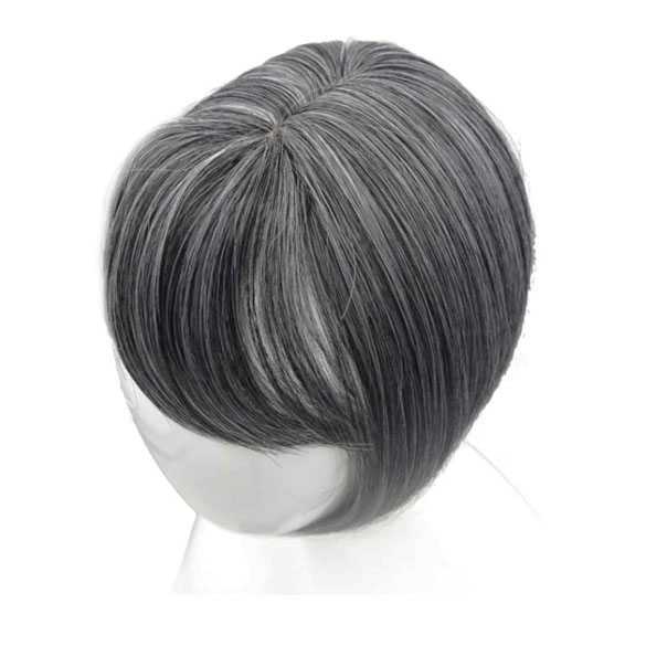 Clip in haartopper steil haar met pony kleur 2-88A