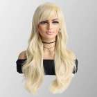 Carnavalspruik lichtblond lang haar in laagjes Carnavalspruik lichtblond lang haar in laagjes