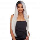 Lace pruik zeer lang steil haar zonder pony Prudence