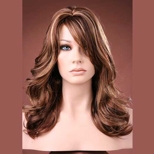 SUPER SALE : Forever Young pruik lang haar model Glow Girl kleur Hot Caramel