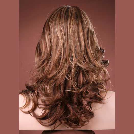 SUPER SALE : Forever Young pruik lang haar model Glow Girl kleur Hot Caramel