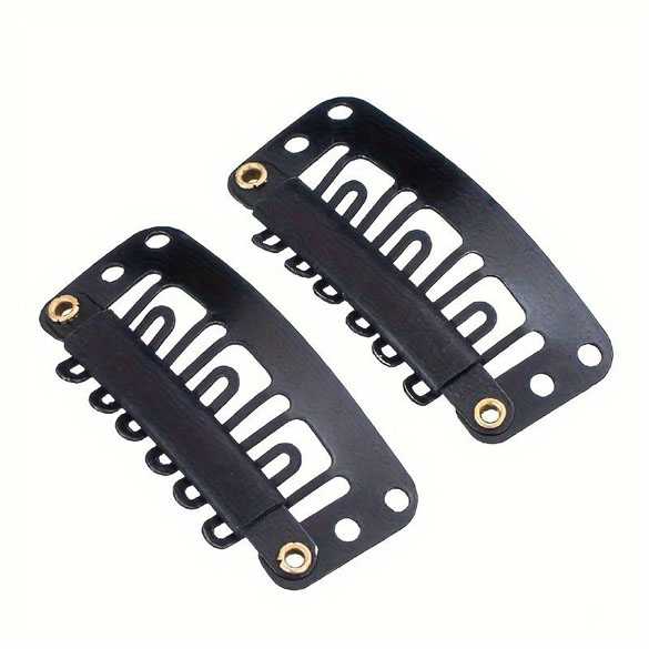 Snap clips ZWART 33X15MM 2 stuks