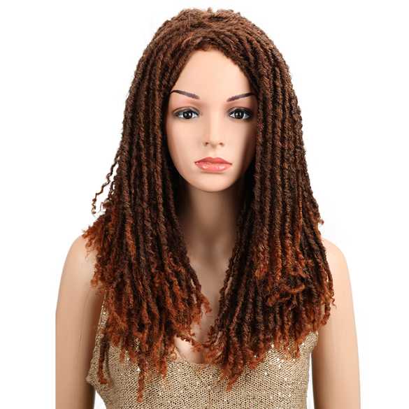 Rasta dreadlocks pruik lang haar zonder pony