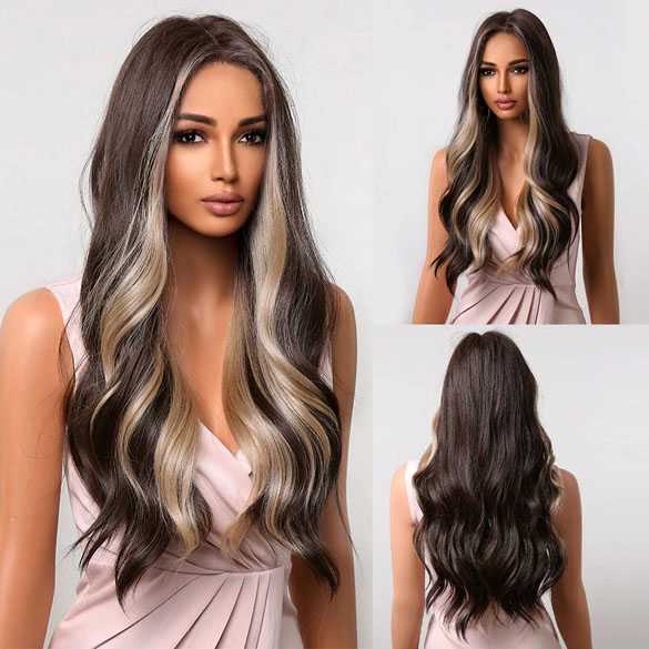 Pruik lang haar model 2005