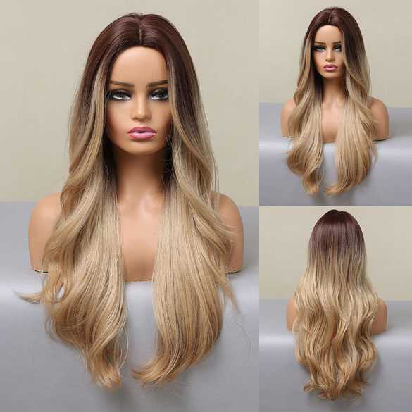 Pruik lang haar zonder pony model 053