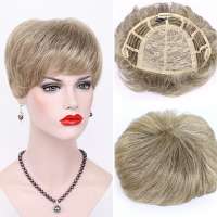 AANBIEDING : Haartopper met clips blondmix kleur H16-613