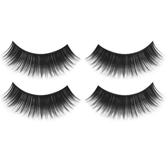 Valse wimpers set van 2 paar per doosje model Accent