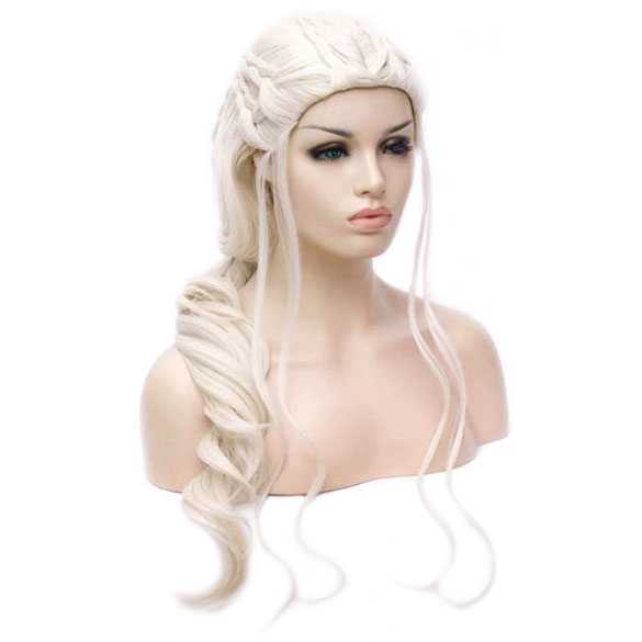 Game of Thrones pruik witblond Princess Daenerys Targaryen