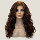 Swiss lace pruik lang haar beach wave krullen Calyx P4-27-30
