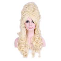 Marie Antoinette renaissance hofdame pruik blond