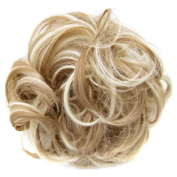 Haar scrunchie met elastiek kleur 18H613