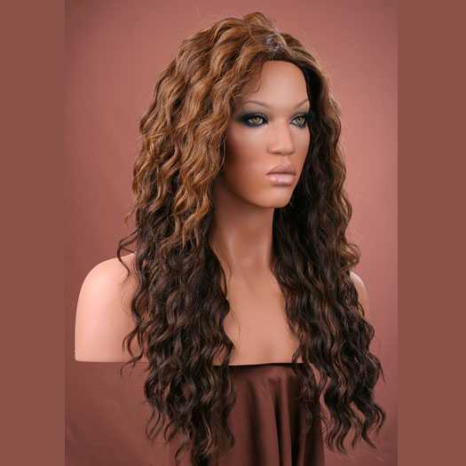 SALE : Pruik mix met echt haar model Brenda kleur P4-27