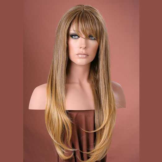 Pruik mix met echt haar model Trisha kleur T85
