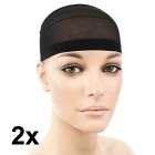 ZWART nylon haarnet verpakking met 2 stuks