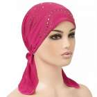 Hoofddoek mutsje Roze