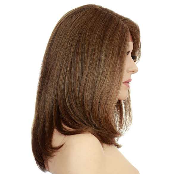 Lace front pruik steil schouderlang haar model Mercy FS8-27-613