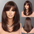 Pruik schouderlengte steil haar model Lollipop kleur P4-27-30 Pruik schouderlengte steil haar model Lollipop kleur P4-27-30