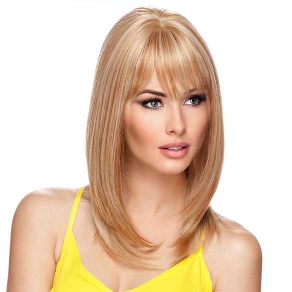 Pruik mix met echt haar model Miranda kleur F27-613