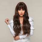 Luxe pruik lang haar met losse krullen model Kento Luxe pruik lang haar met losse krullen model Kento