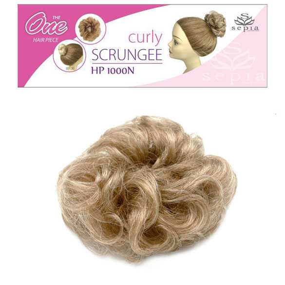 SEPIA Haar scrunchie met elastiek blondmix kleur F27-613