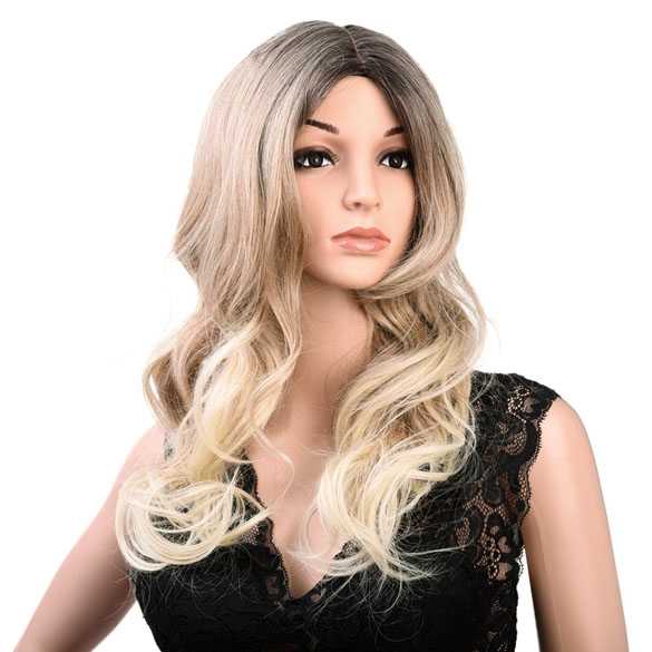 Lace front pruik lang haar met krullen model Jessica