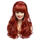 Peggy Bundy pruik rood lang krullend haar