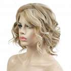 Nonchalante pruik kort bob model in zandblond mix