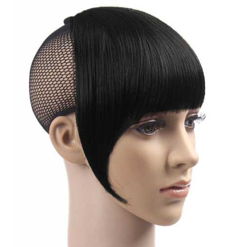 AANBIEDING : Haarstukje Clip-in pony zwart kleur 1