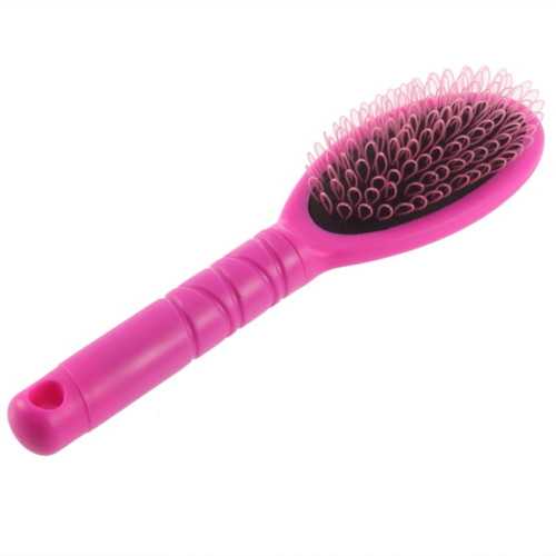 Pruiken borstel roze